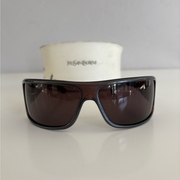 Auth VTG YVES SAINT LAURENT 6078/Strass Sunglasses